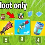 I ONLY Used SIMPSONS Boss Loot In Fortnite
