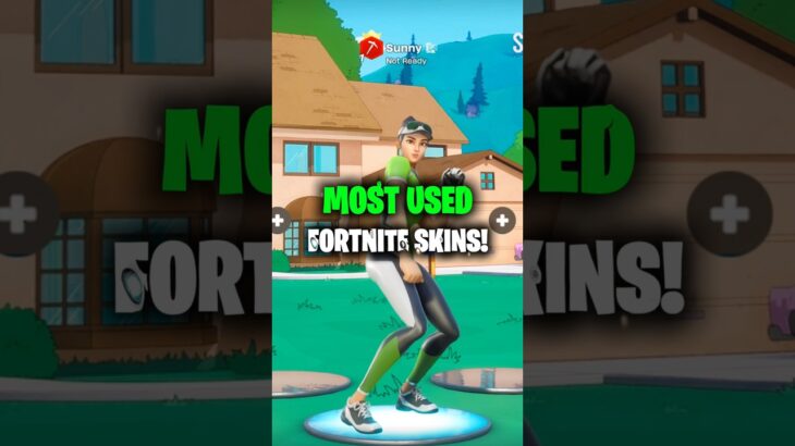 Most Used Fortnite Skins…