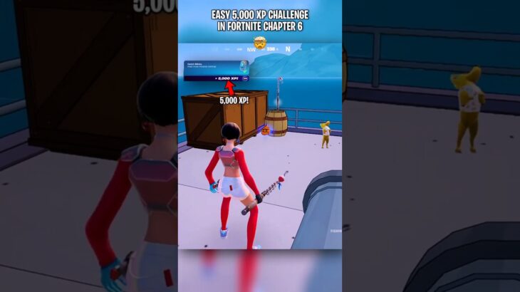 Secret 5,000 XP Challenge in Fortnite Chapter 6 🤯 #fortnite #fortniteclips