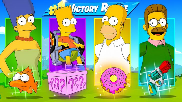 Simpsons ONLY Fortnite Challenge!