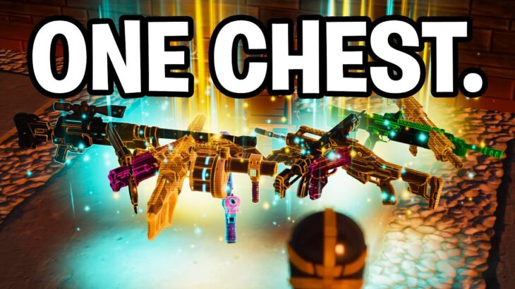 The ULTIMATE One Chest Only CHALLENGE! (Fortnite Reload)
