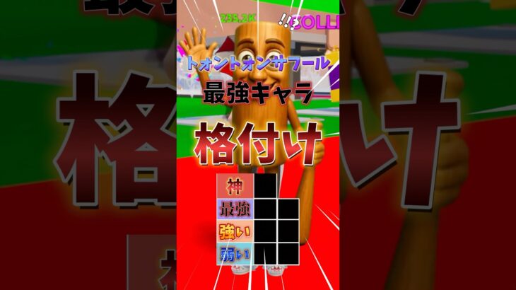 トォントォンサフール最強キャラ格付け#shots #フォートナイト #fortnite #ブレインロット