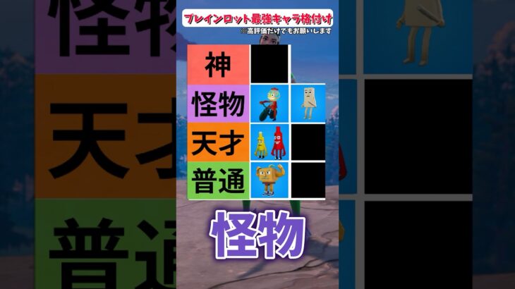 ブレインロット最強キャラ格付け#shots #フォートナイト #fortnite #ブレインロット
