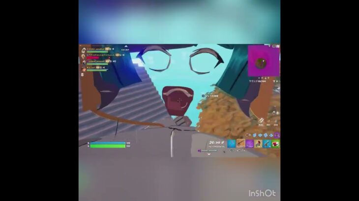 スピンミスった！笑#フォートナイトトリックショット